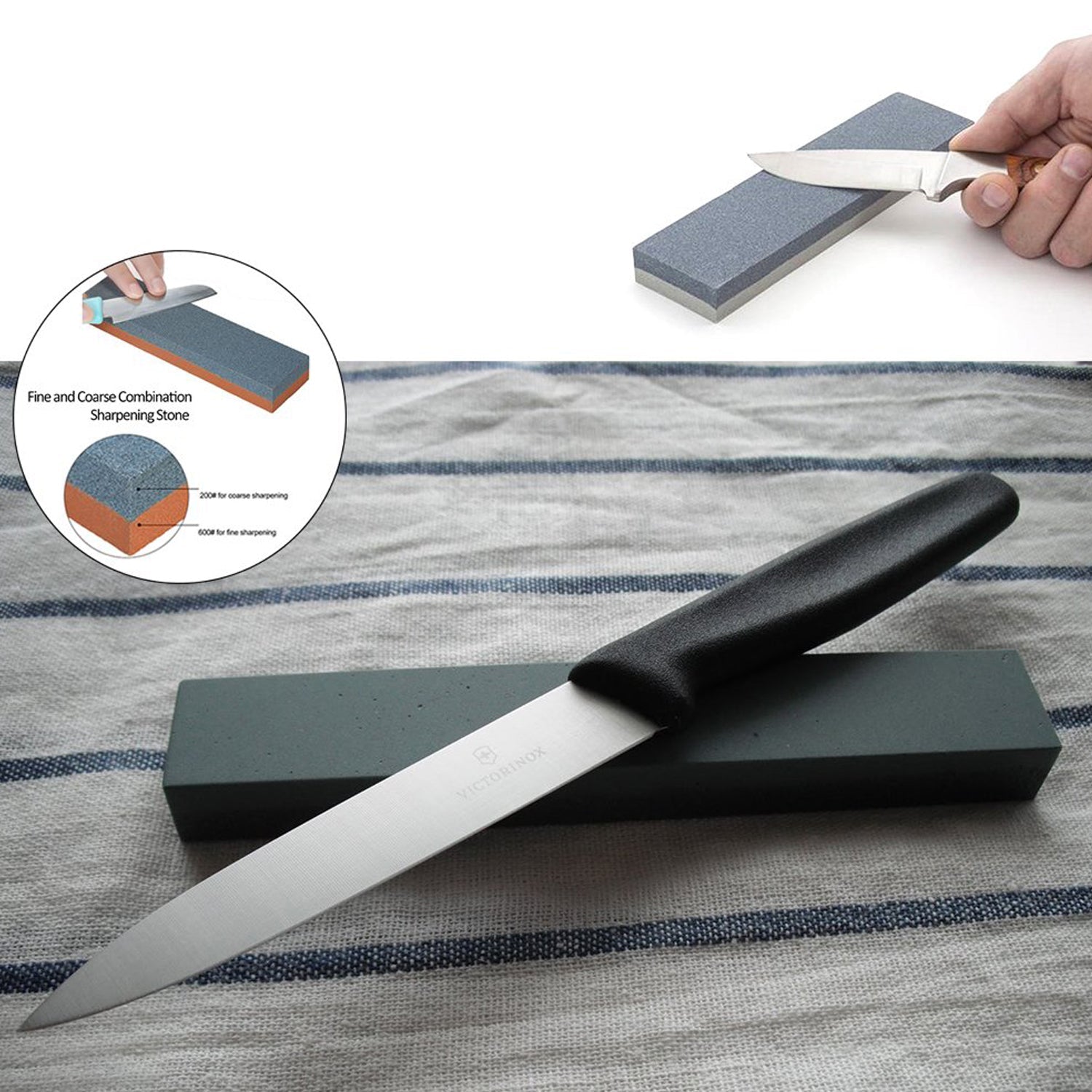 Knife sharpening stone set, high-density, suitable for various tools including scissors and axes. Knife sharpening stone set, high-density, suitable for various tools including scissors and axes.